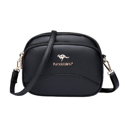 BowLift | Soft Leather Multi-Pocket Shoulder Bag
