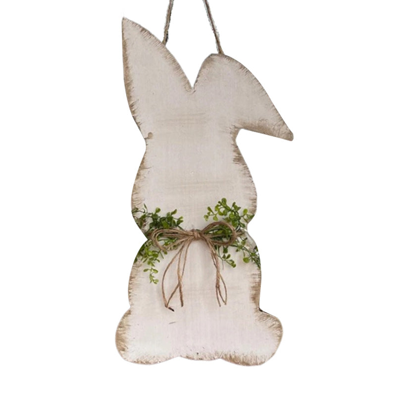 Easter Bunny Wooden Door Hanging Decor | Bowlift