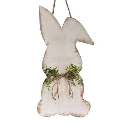 Easter Bunny Wooden Door Hanging Decor | Bowlift