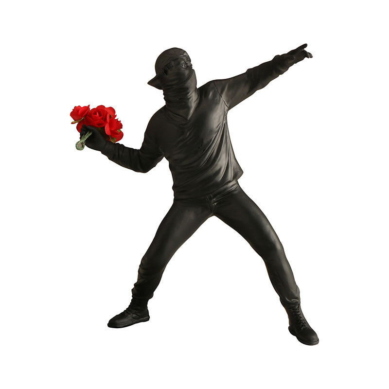 Skanto | Banksy Flower Rebel Ornament