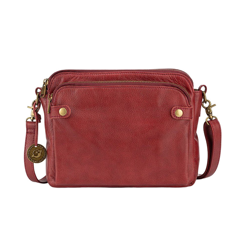 Kalsten | Three-Layer-Leather-Crossbody-Shoulder- & Clutch-Bag