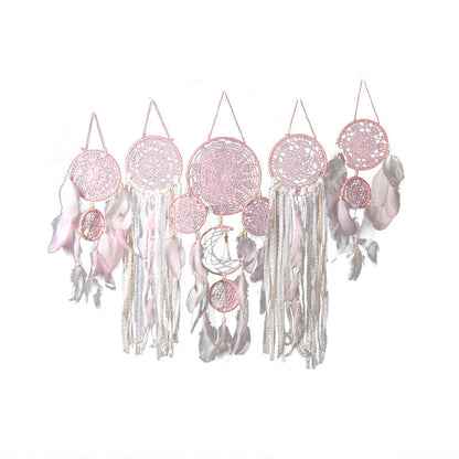 Dreamcatcher Moon and Stars hang over the bed (5 PCS) Garland