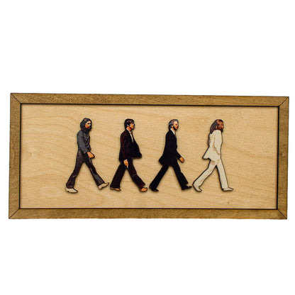 BowLift | The Beatles framed Abbey Road portrait