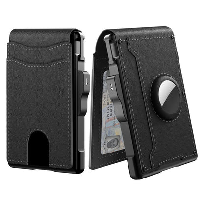Kalsten | Men's Business Style PU Leather Card Slots for AirTag
