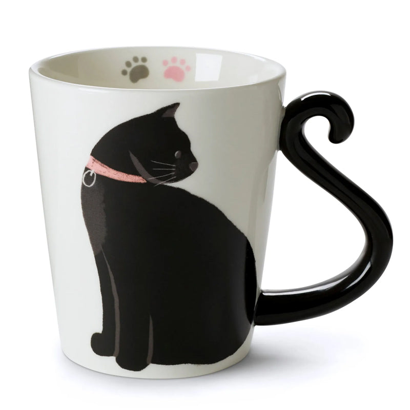Skanto | Cute Handmade Black Cat Lucky Coffee Mug