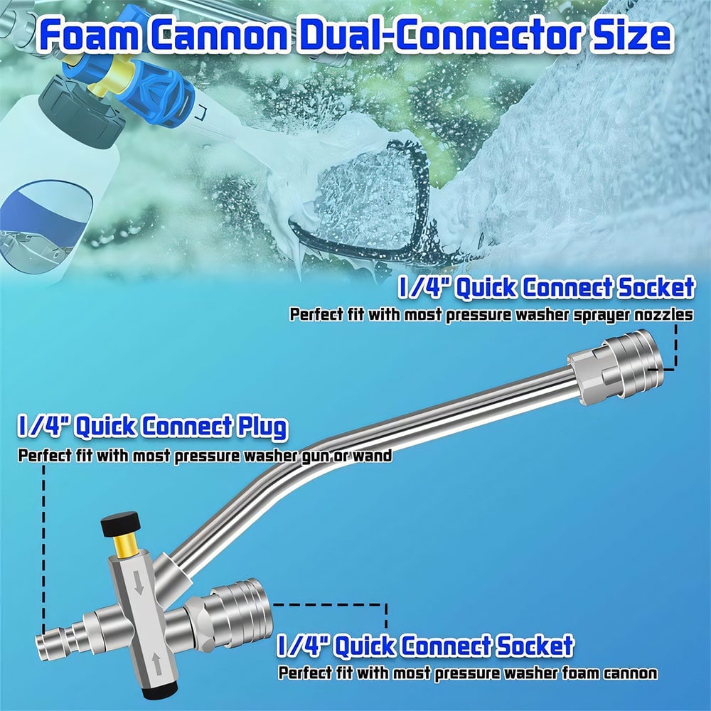 BowLift | Foam Cannon Dual Connector Accessory