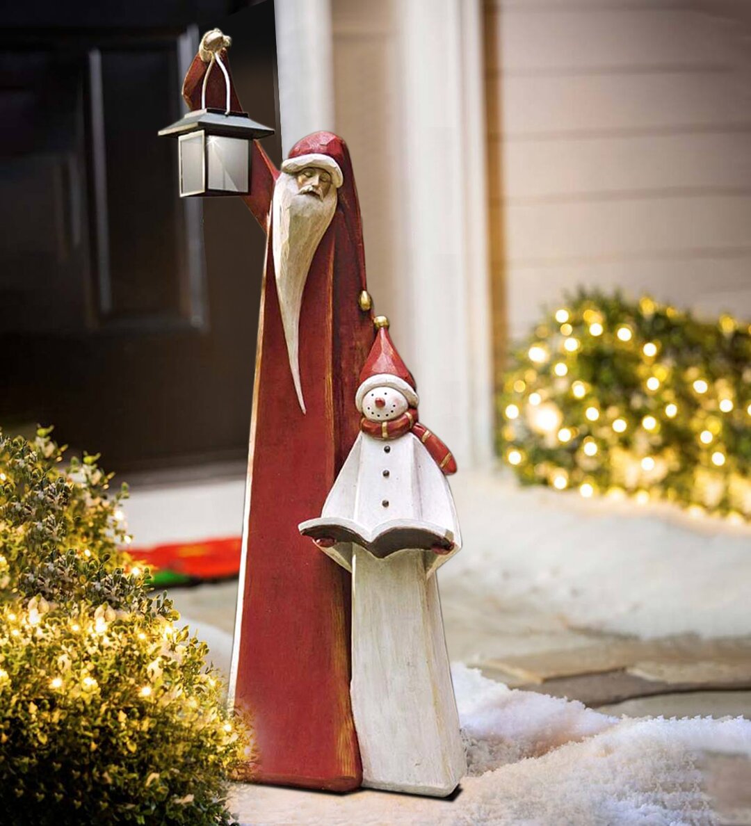 Skanto | Santa and Snowman Sculpture