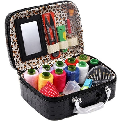 BowLift | CraftVault Portable Sewing Kit in Faux Leather Case