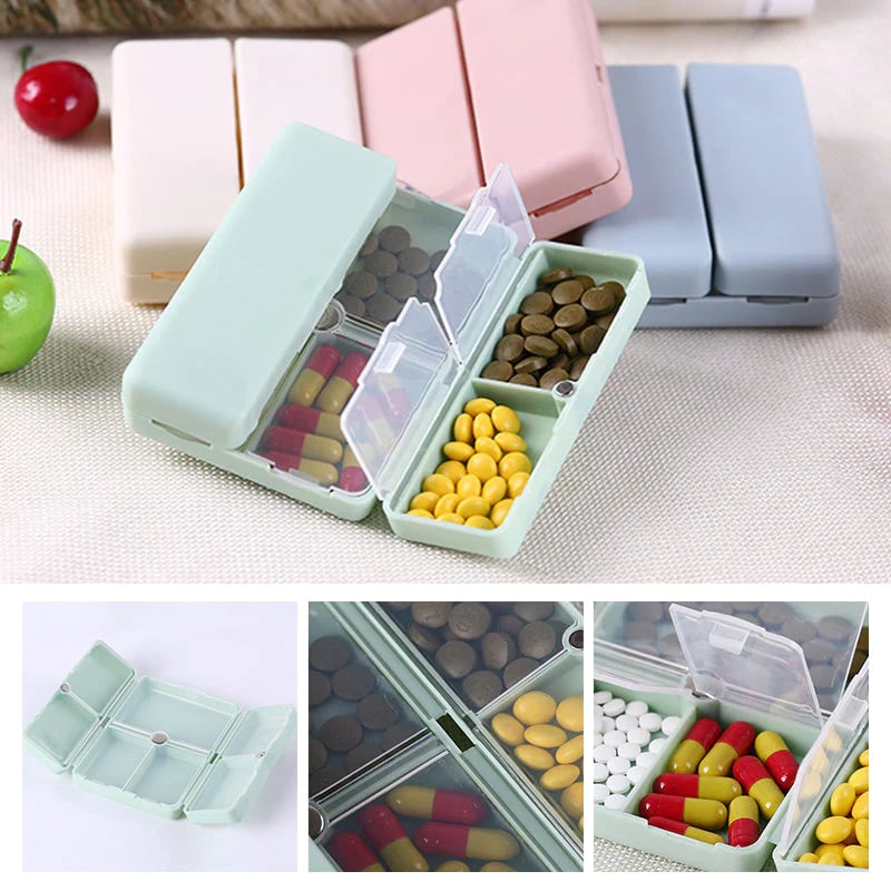 Compact Magnetic Pill Organizer | Portable, Safe Storage | Bowlift