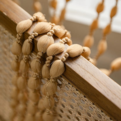 BohoDream Bed Canopy with Pearls for Bedroom or Play Area | Karnz