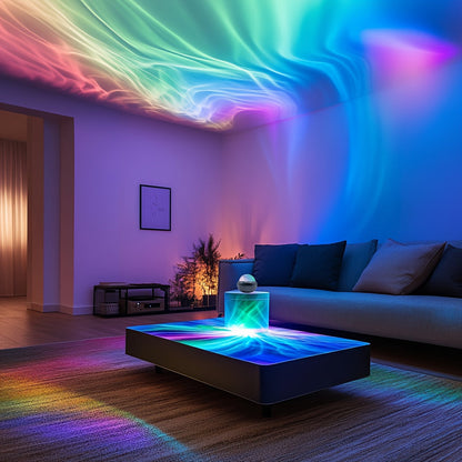Sandsberg | Magical Light Show Projector – Enchanting, colorful starry sky effect