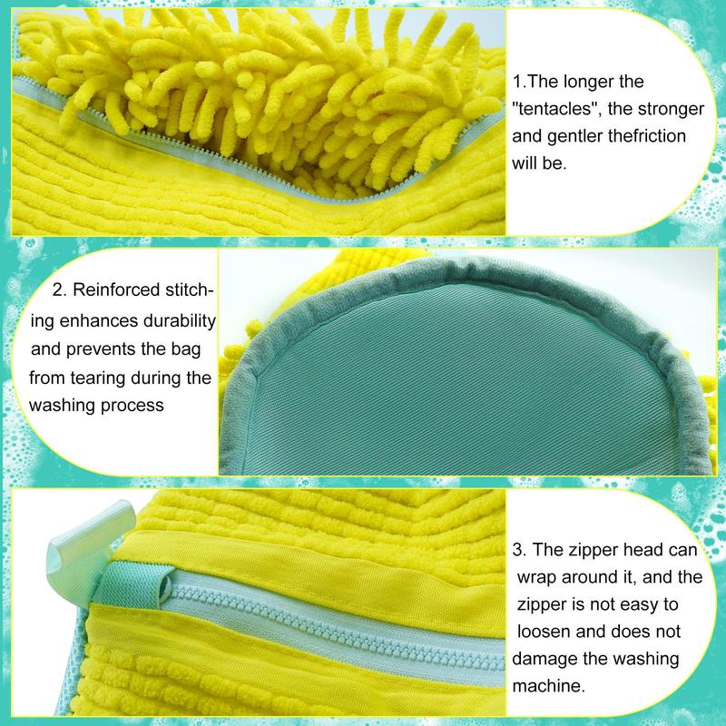 Skanto | Chenille Microfiber Shoe Wash Bag – Gentle & Effective Machine Wash Protection