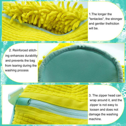 Skanto | Chenille Microfiber Shoe Wash Bag – Gentle & Effective Machine Wash Protection