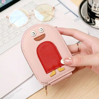 BowLift | Cute Penguins PU Credit Card Coin Wallet
