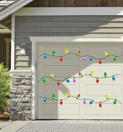 BowLift | Christmas Car Magnet Decorations | Reflective Holiday Light Bulb Set | Weatherproof & Reusable