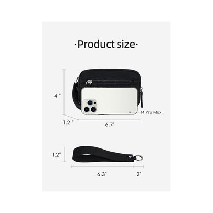 Skanto | Stylish Nylon Wristlet Wallet with Multiple Compartments