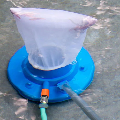 Sandsberg | Pool Leaf Vacuum, large Pool Leaf Suction Cleaner for in-ground and above-ground swimming pools (Blue)