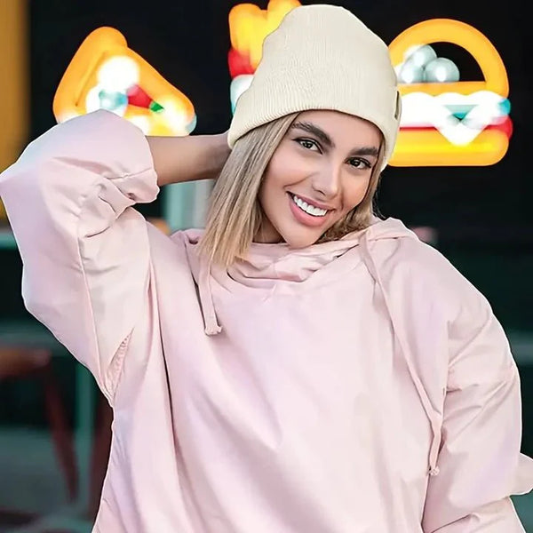 Skanto | Noor Silk Winter Hat – Warm, Hair-Protecting & Elegant