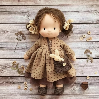 Skanto | Handmade Waldorf Doll | Cotton for Creative Play | Multicolored