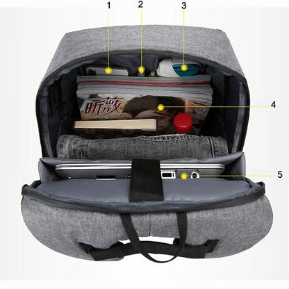 BowLift | Waterproof Backpack with Charger Up to 15.6" Notebook Backpack