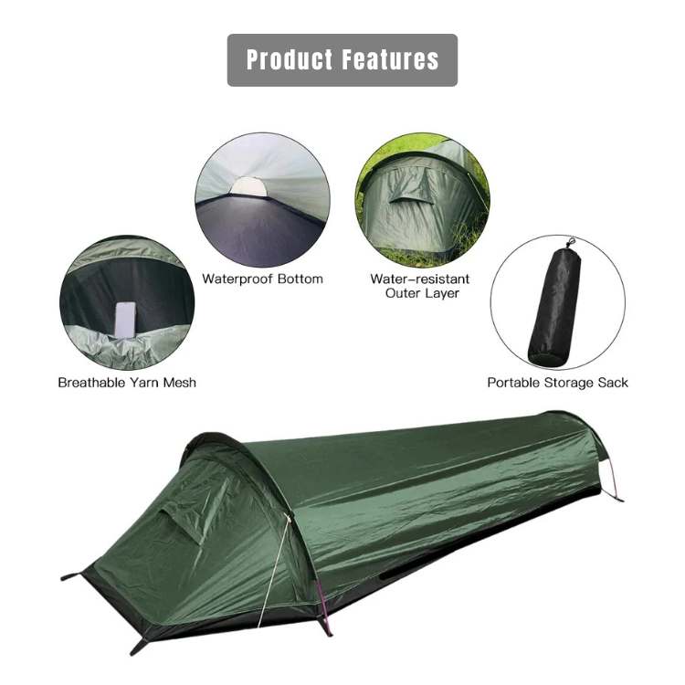 Skanto | Ultralight Single-Person Camping Tent | Waterproof, Windproof & Ideal for Hikers and Backpackers