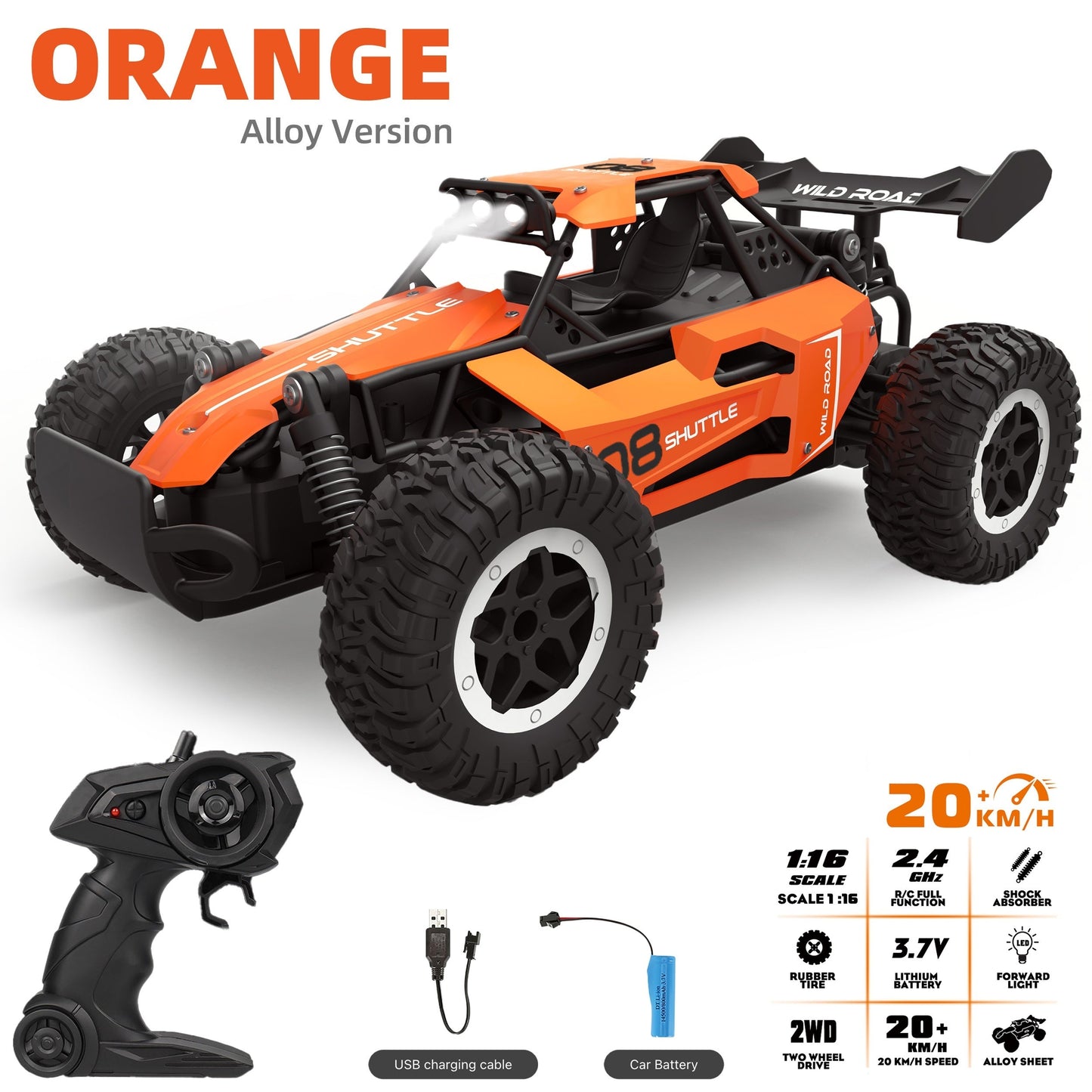 Skanto | Remote Control Off-Road Alloy Racing Car