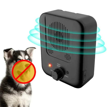 Ultrasonic device for controlling dog barking