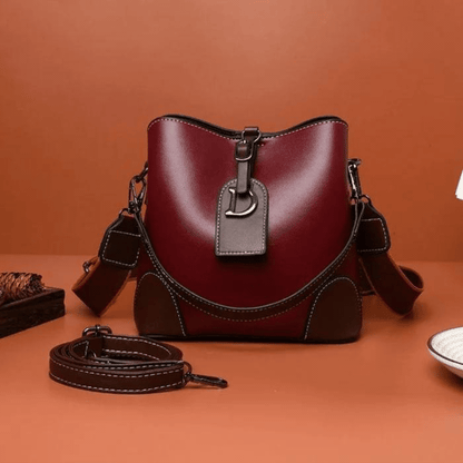 ShoulderBag: Real Leather Niche Women's Shoulder Bag