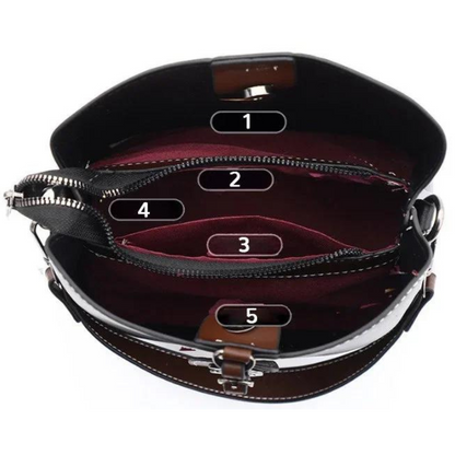 ShoulderBag: Real Leather Niche Women's Shoulder Bag