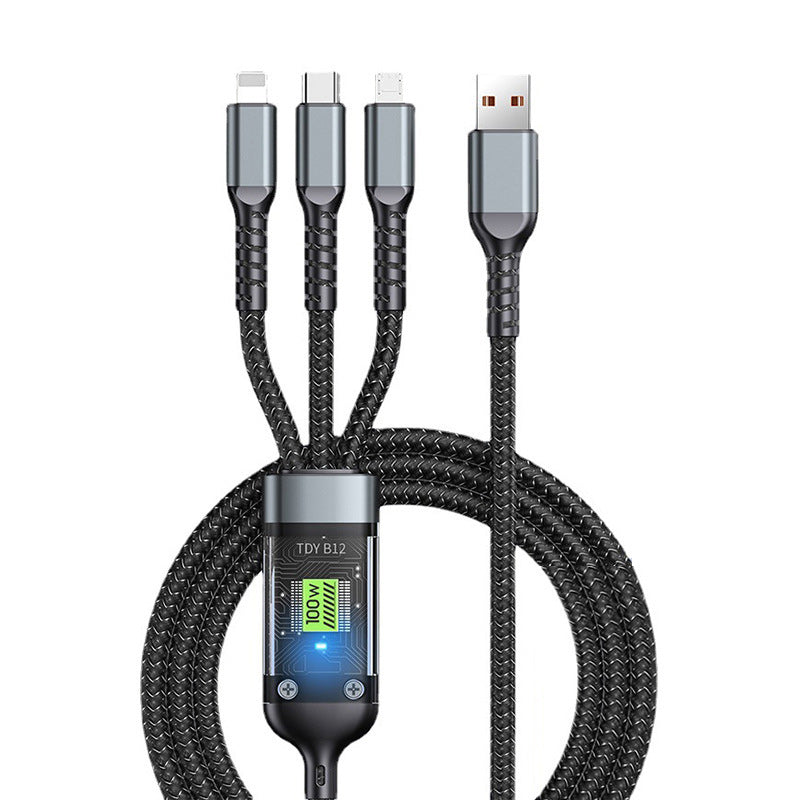 Super fast charging 3-in-1 data cable