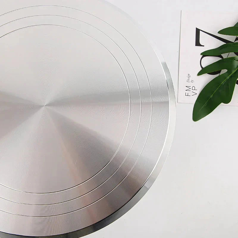 Baking Tools Aluminum Alloy Cake Turntable Cake Mounting Table | Bowlift