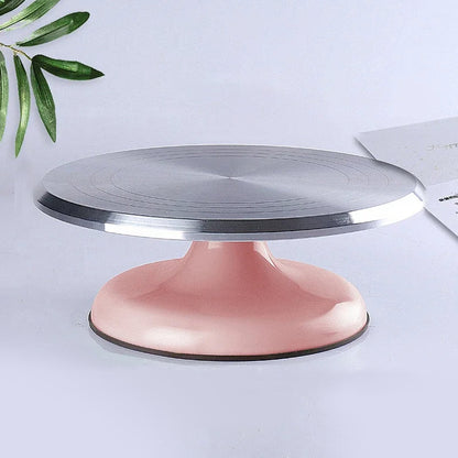 Baking Tools Aluminum Alloy Cake Turntable Cake Mounting Table | Bowlift