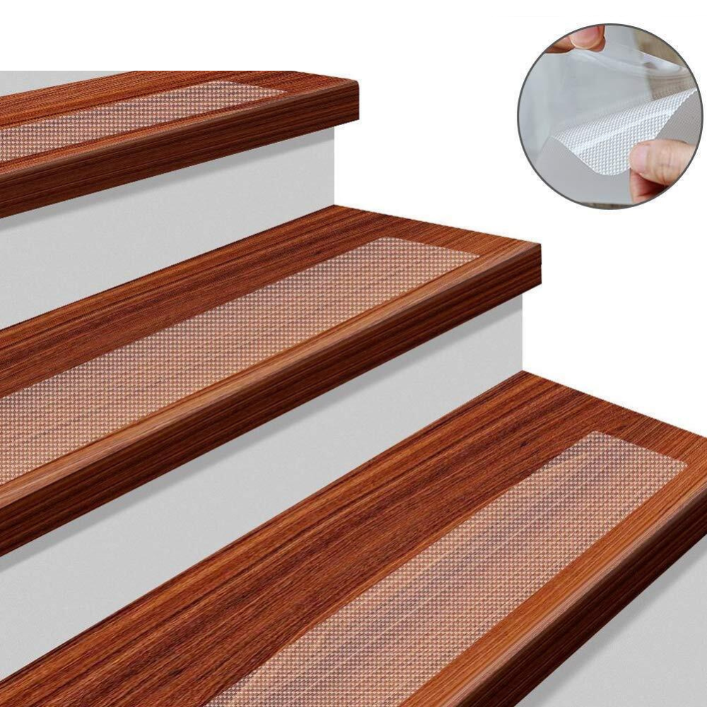 Stair Treads Non-Slip Strips for Indoors Clear Safety Anti Slip Step Grip Tape Bowlift