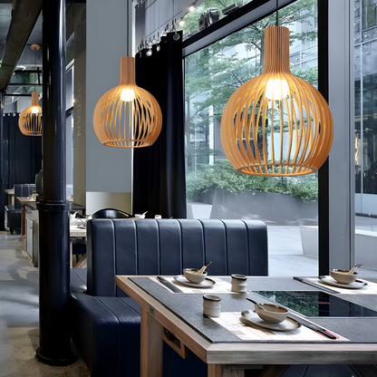 Skanto | stylish bamboo chandelier for modern interiors