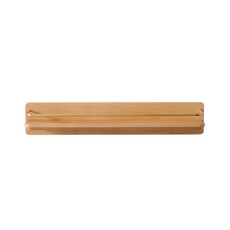 Skanto | BAMBOORA – Bamboo Wall-Mounted Coat Rack with Shelf for Smart Storage