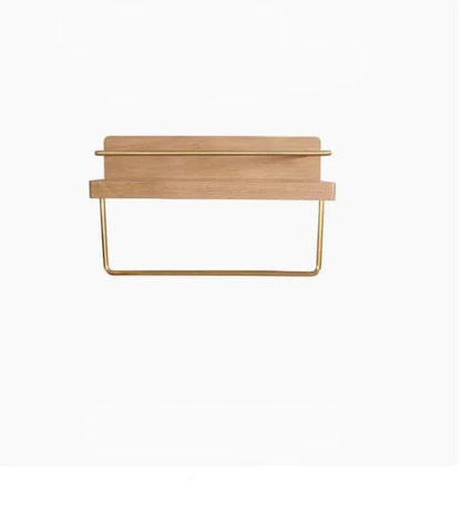 Skanto | BAMBOORA – Bamboo Wall-Mounted Coat Rack with Shelf for Smart Storage