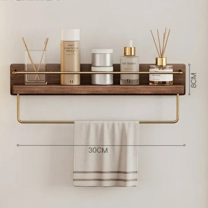 Skanto | BAMBOORA – Bamboo Wall-Mounted Coat Rack with Shelf for Smart Storage