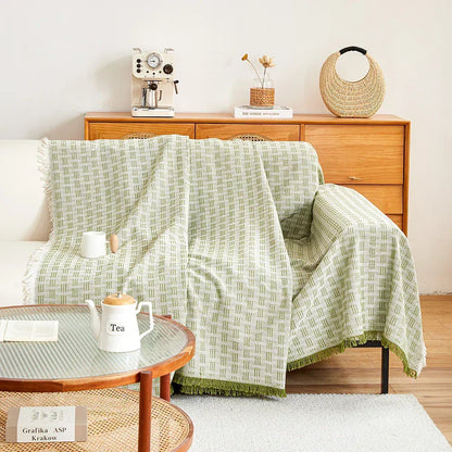 Large Sofa Cover with Reversible Pattern – Stylish Protection
