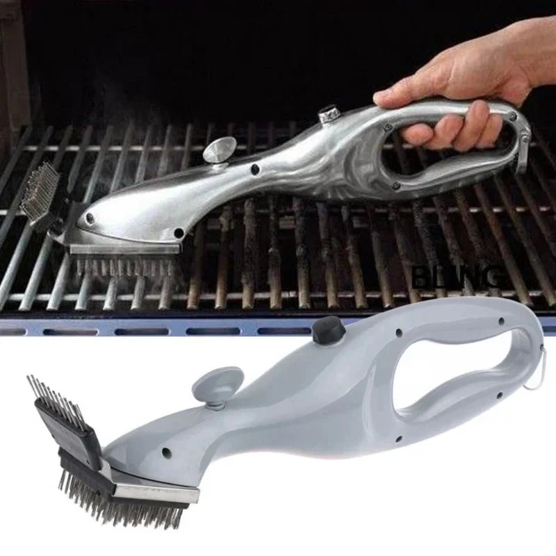 Barbecue Grill Outdoor Steam Cleaning Brush BBQ Cleaner Charcoal Scraper | Bowlift