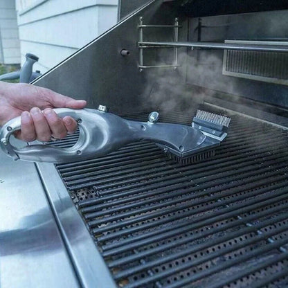 Barbecue Grill Outdoor Steam Cleaning Brush BBQ Cleaner Charcoal Scraper | Bowlift