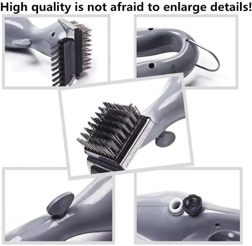 Barbecue Grill Outdoor Steam Cleaning Brush BBQ Cleaner Charcoal Scraper | Bowlift