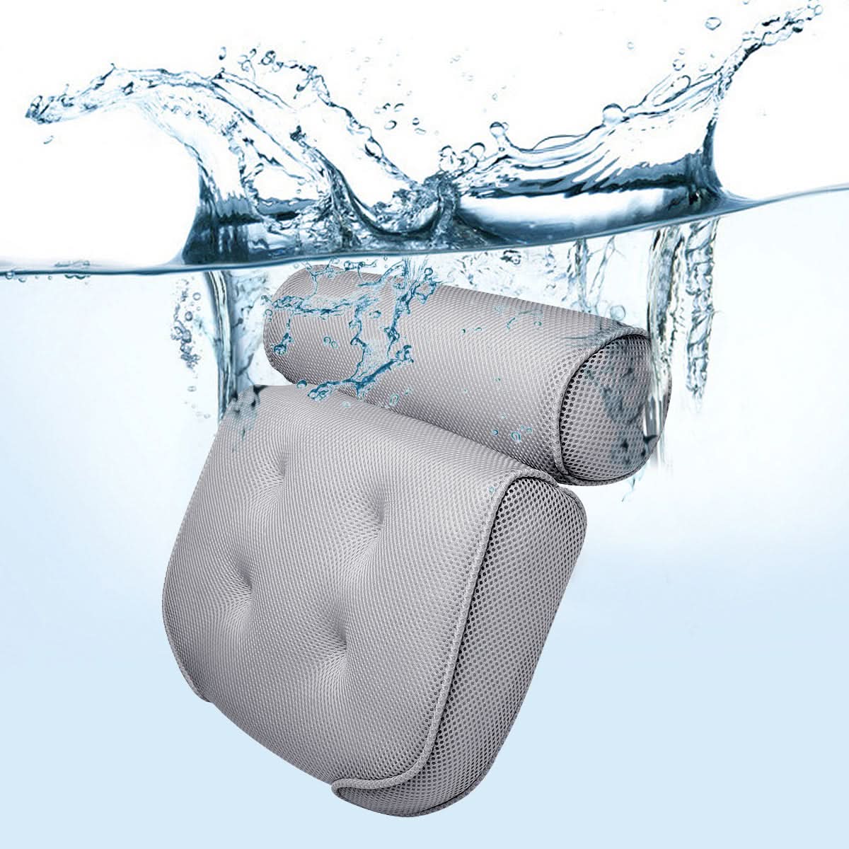 Skanto | NeckCush Bath Pillow – Ergonomic Neck & Head Support