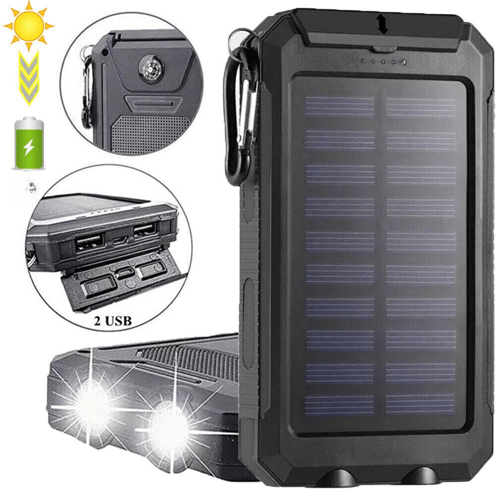 BowLift | Waterproof Shockproof Solar Battery 10,000 mAh | Solar Rechargeable