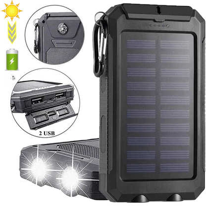 BowLift | Waterproof Shockproof Solar Battery 10,000 mAh | Solar Rechargeable