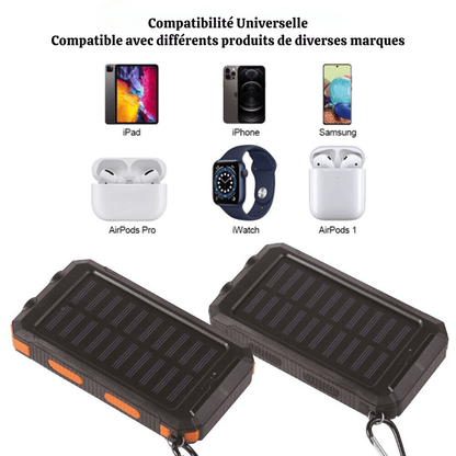 BowLift | Waterproof Shockproof Solar Battery 10,000 mAh | Solar Rechargeable