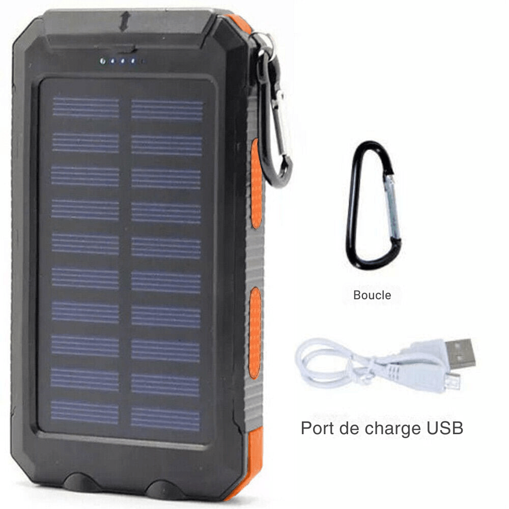 BowLift | Waterproof Shockproof Solar Battery 10,000 mAh | Solar Rechargeable