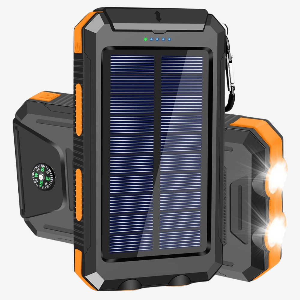 Skanto | Waterproof Shockproof Solar Battery 10 000 mAh | Solar Rechargeable