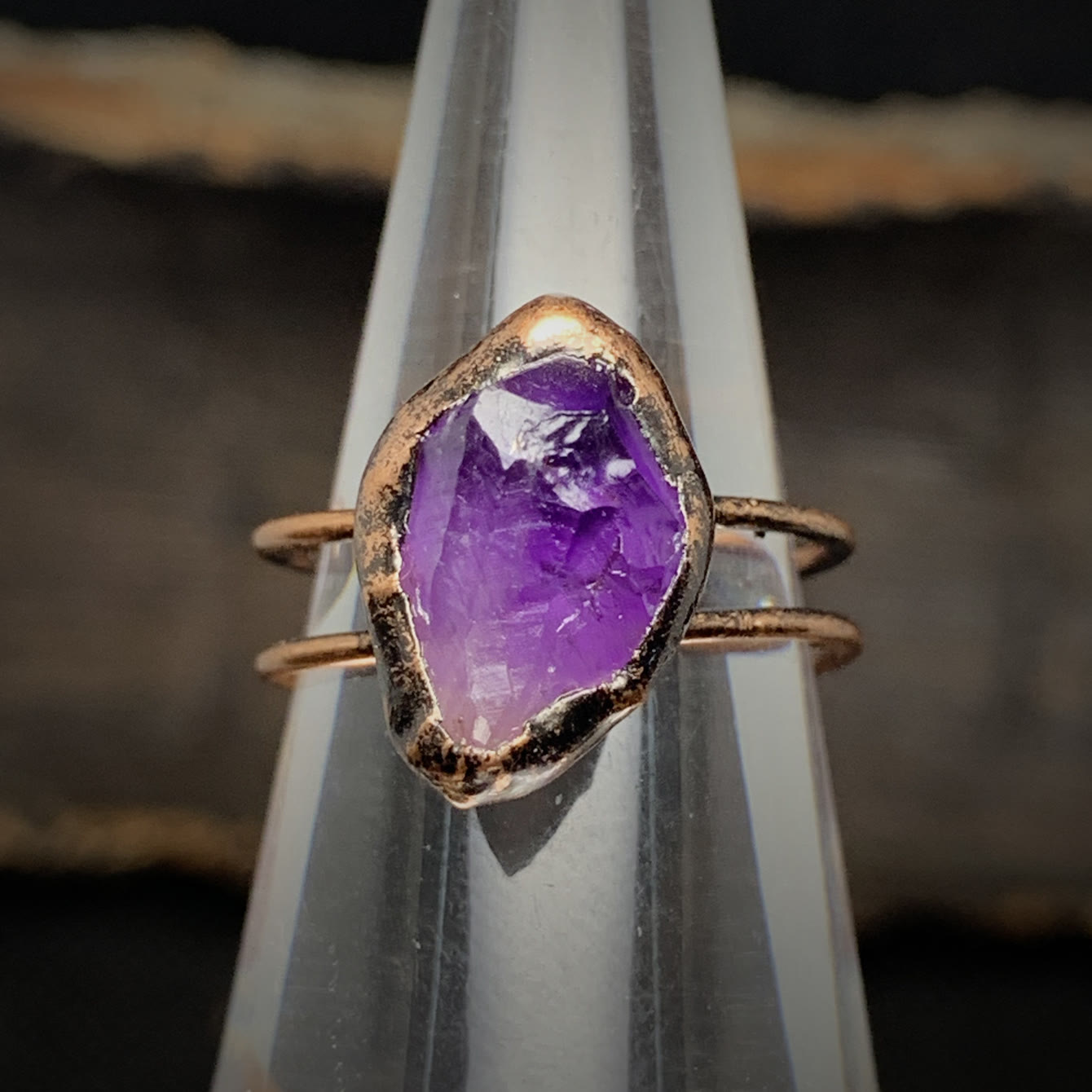 Skanto | Natural Raw Birthstone Ring - Selina