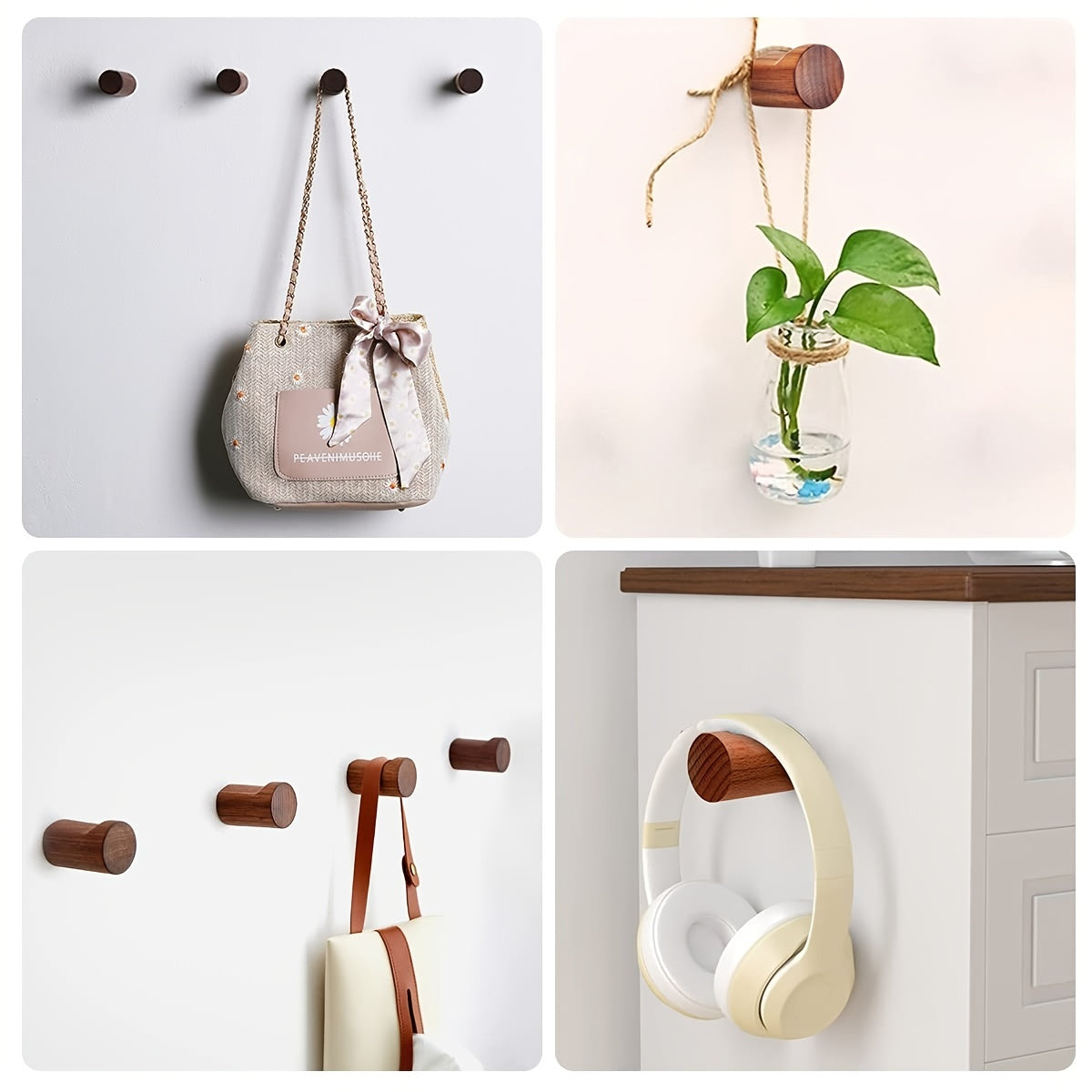 BowLift | Walnut Wood Wall Hook