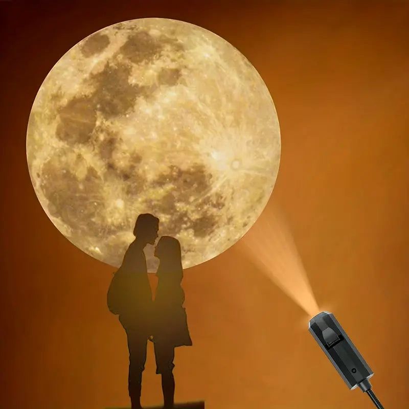 Brehn | Renan - Large unique projection light (Earth and Moon)